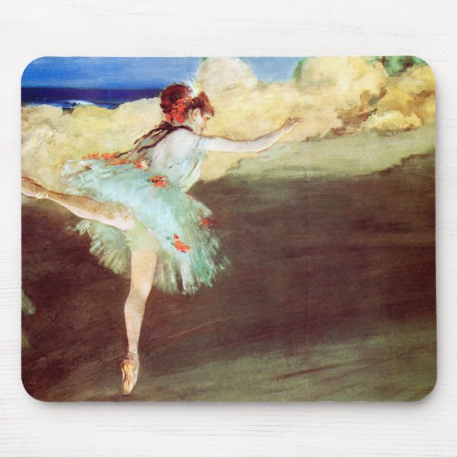 Mousepad A Estrela: Dançarino em Ponto por Degas (Frente)