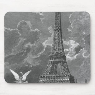 Mousepad A exposição do universal da torre Eiffel