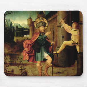 Mousepad A expulsão do santo Roch de Roma