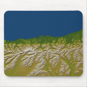 Mousepad A falha alpina ao longo da costa oeste