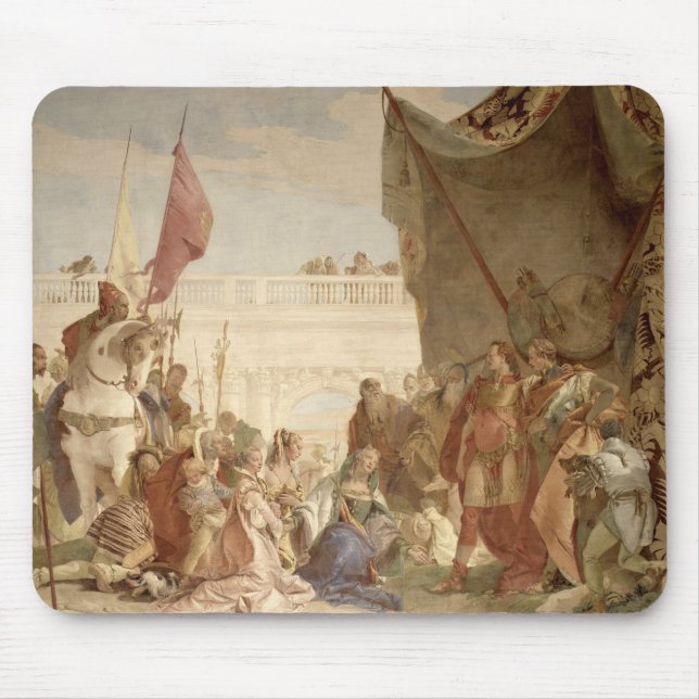 Mousepad A família de Darius antes de Alexander (Frente)