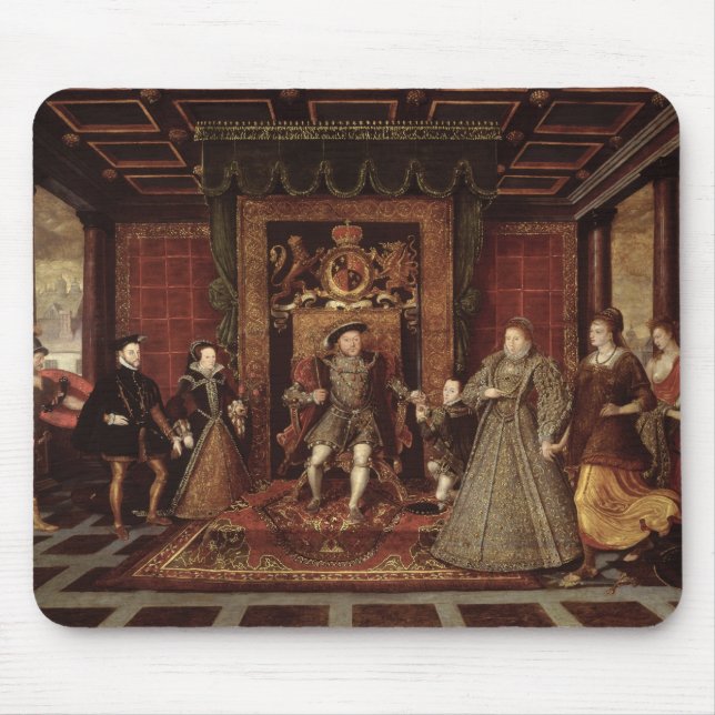Mousepad A família de Henry VIII: (Frente)