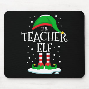 Mousepad A Família de Natal do Professor Elf Correspondendo