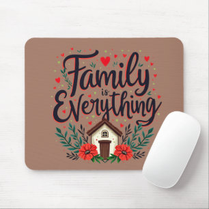 Mousepad A família é tudo que Cottagecore
