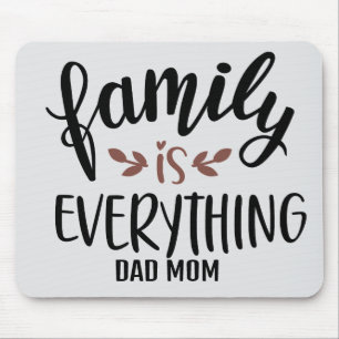Mousepad A família personalizável é tudo o que se diz no mo