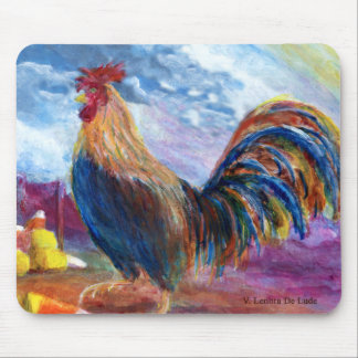 Mousepad A fantasia faz para acreditar galinhas e milho de