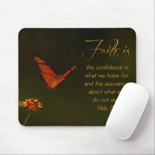 Mousepad A fé é...Escritura Inspirativa