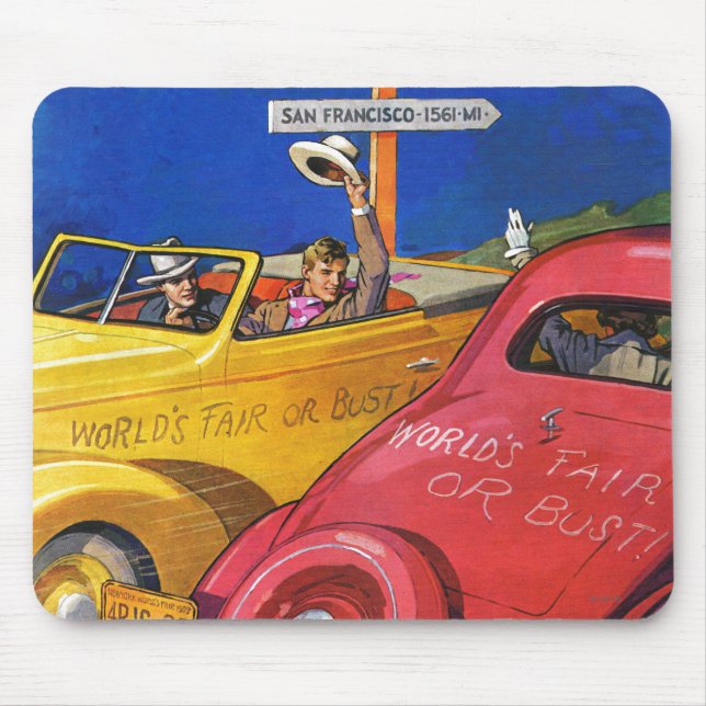 Mousepad A feira ou o busto de mundo (Frente)