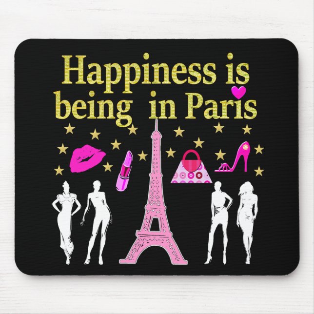 MOUSEPAD A FELICIDADE ESTÁ SENDO EM PARIS (Frente)
