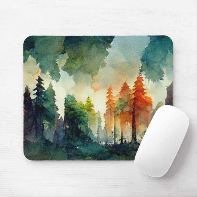 Mousepad A Floresta (natureza) (Com mouse)