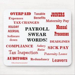 Mousepad A folha de pagamento jura palavras! Termos