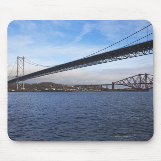 Mousepad A Forth Road Bridge é uma suspensão b (Frente)