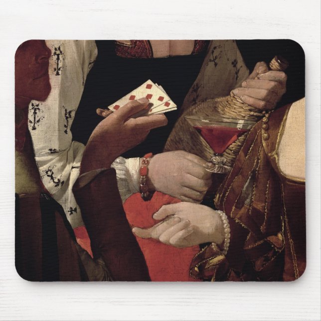 Mousepad A fraude com o ás de diamantes, detalhe de (Frente)