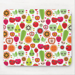 Mousepad a fruta caçoa a maçã da ilustração