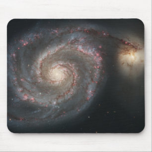 Mousepad A galáxia do redemoinho (M51) e galáxia do