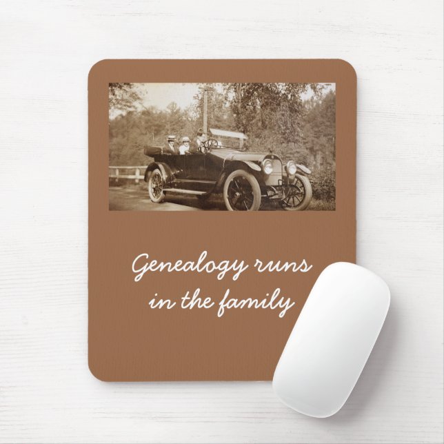 Mousepad - A genealogia acontece na família (Com mouse)