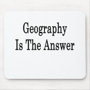 Mousepad A geografia é a resposta