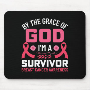 Mousepad A Graça De Deus Eu Sou Um Sobrevivente Do Câncer D