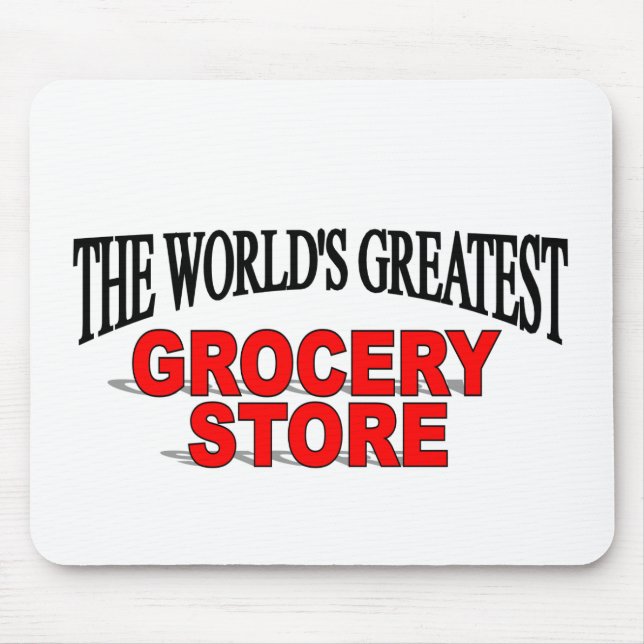 Mousepad A grande mercearia do mundo (Frente)