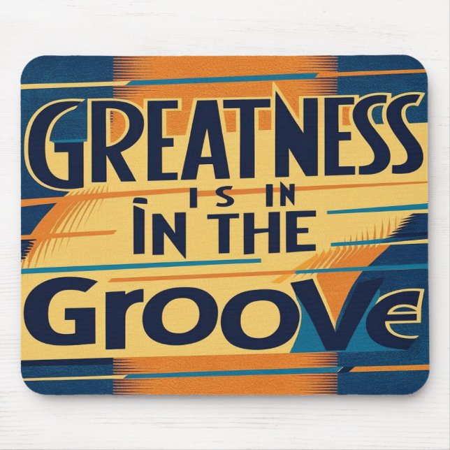 Mousepad A Grandeza Está No Ritmo (Frente)