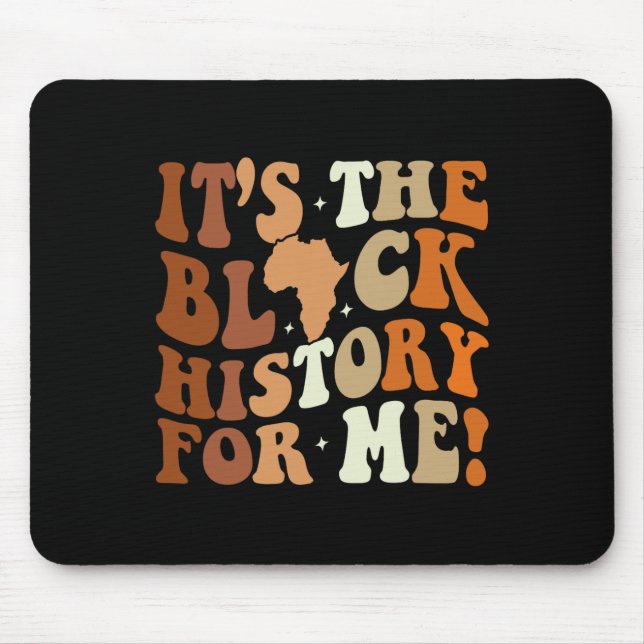 Mousepad A História Negra Para Mim História Negra Mês 2024 (Frente)