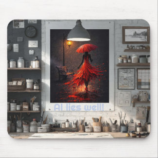 Mousepad A IA mente bem!