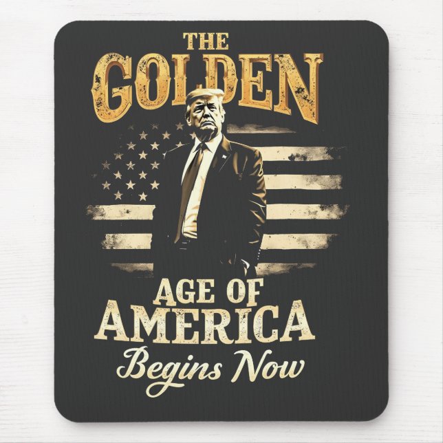 Mousepad A Idade do Ouro da América começa agora no quarto (Frente)
