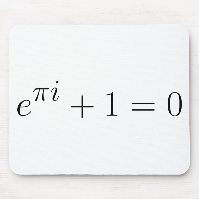 Mousepad A identidade de Euler (Frente)