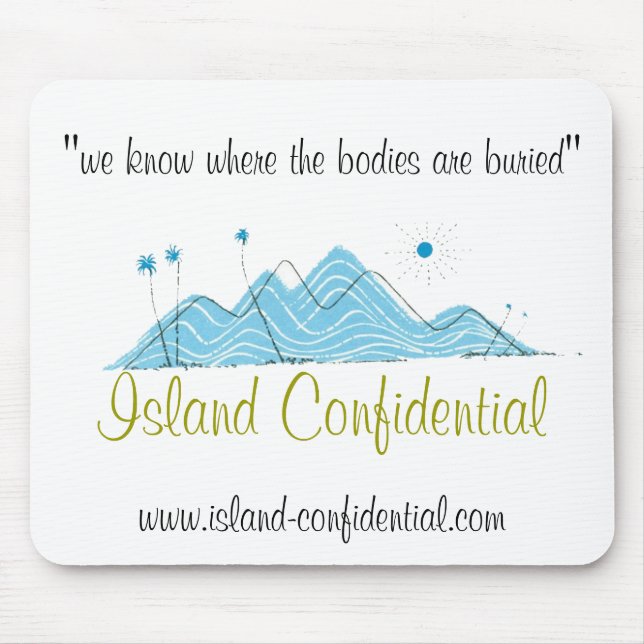 Mousepad A ilha confidencial tem a história (Frente)
