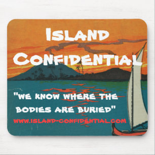 Mousepad A ilha confidencial tem a história