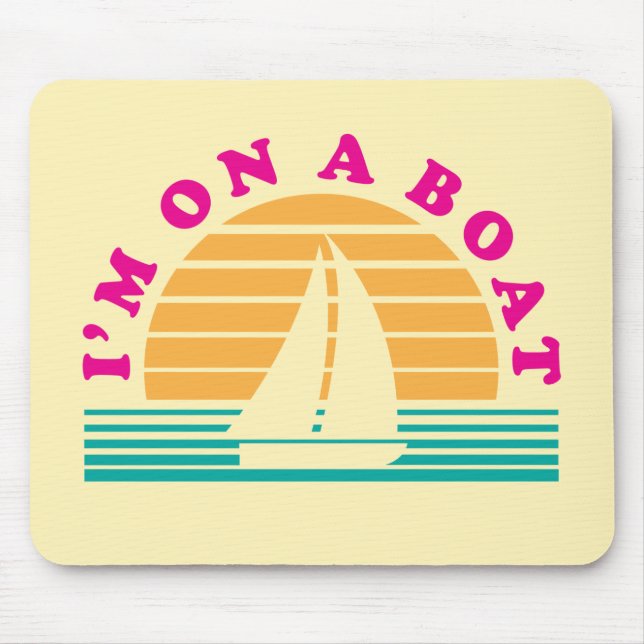 Mousepad A ilha só em um barco (Frente)