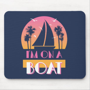Mousepad A ilha só - eu estou em um barco