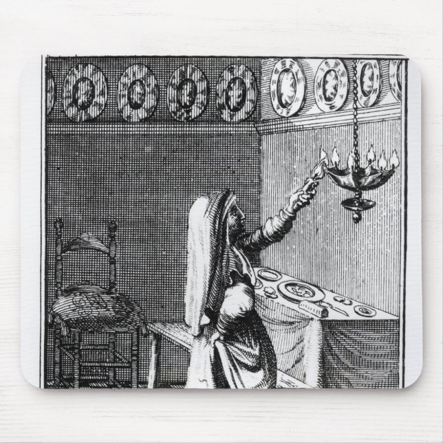 Mousepad A iluminação das velas do Sabat (Frente)