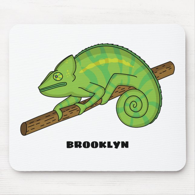 Mousepad A ilustração do camaleão de Parson (Frente)