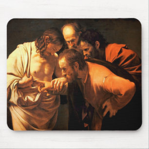 Mousepad A Incredulidade Do Santo Thomas Por Caravaggio