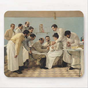 Mousepad A inserção de um tubo