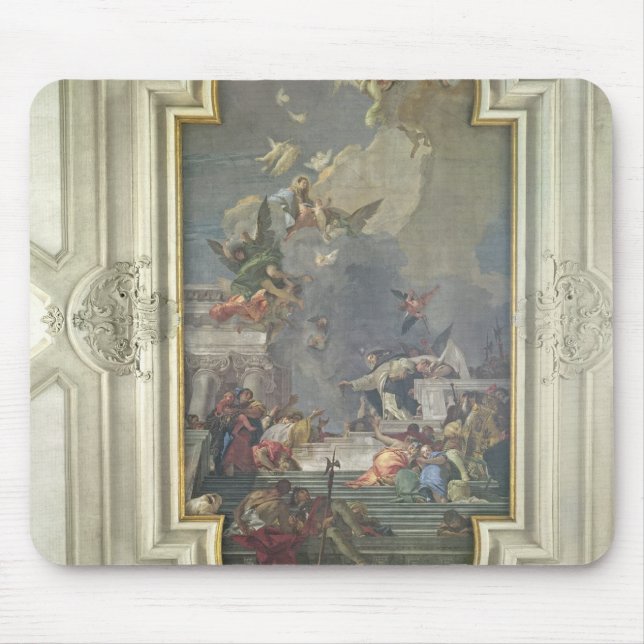 Mousepad A instituição do rosário por St Dominic (fres (Frente)