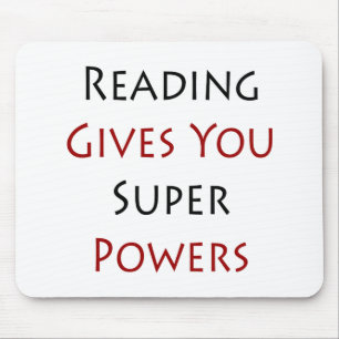 Mousepad A leitura dá-lhe poderes super