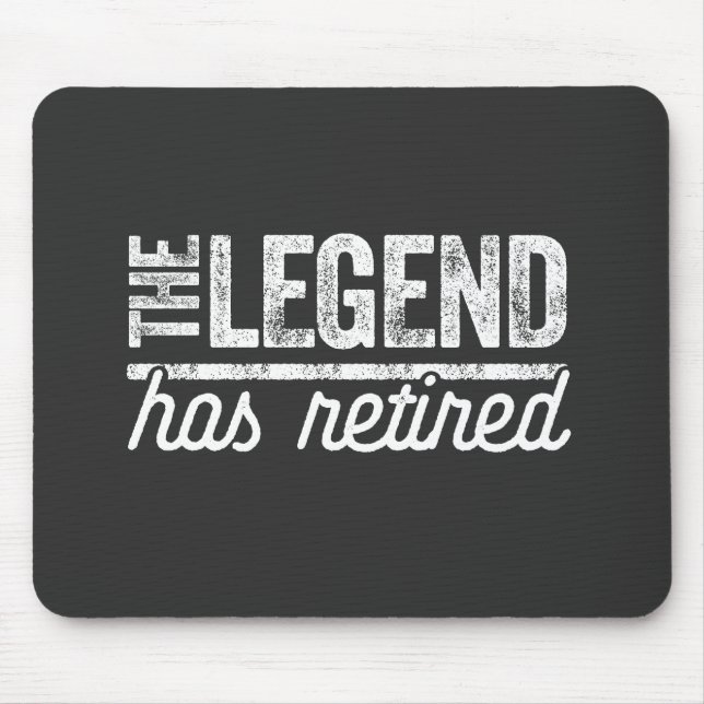 Mousepad a lenda se aposentou (Frente)