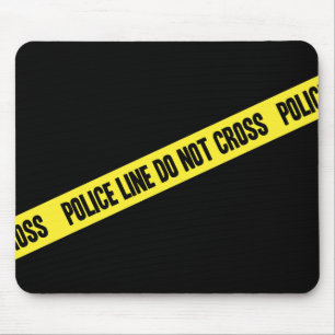 Mousepad A linha de polícia NÃO SE CRUZA