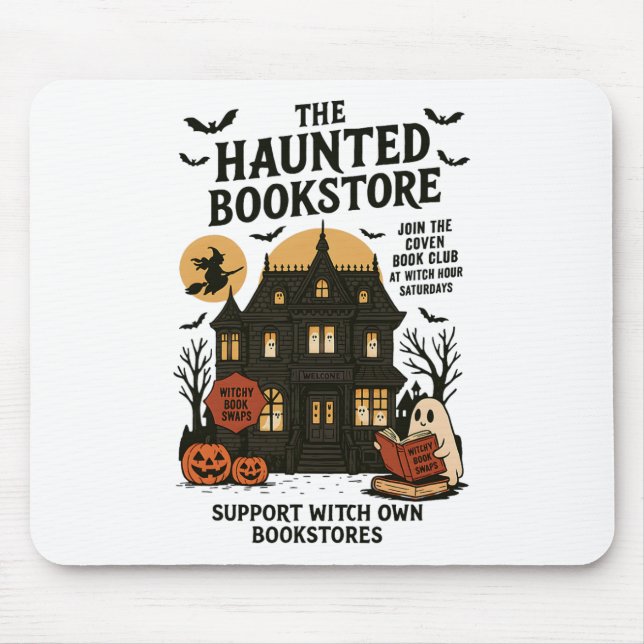 Mousepad A Livraria Assombrada (Frente)
