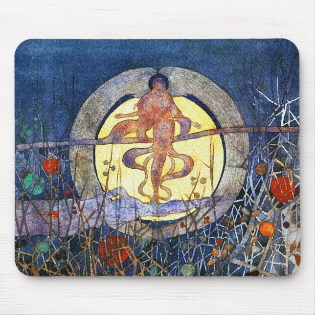 Mousepad A Lua de Colheita - Charles Rennie Mackintosh (Frente)