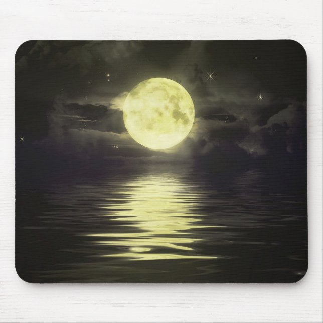 Mousepad A lua que reflete na água (Frente)