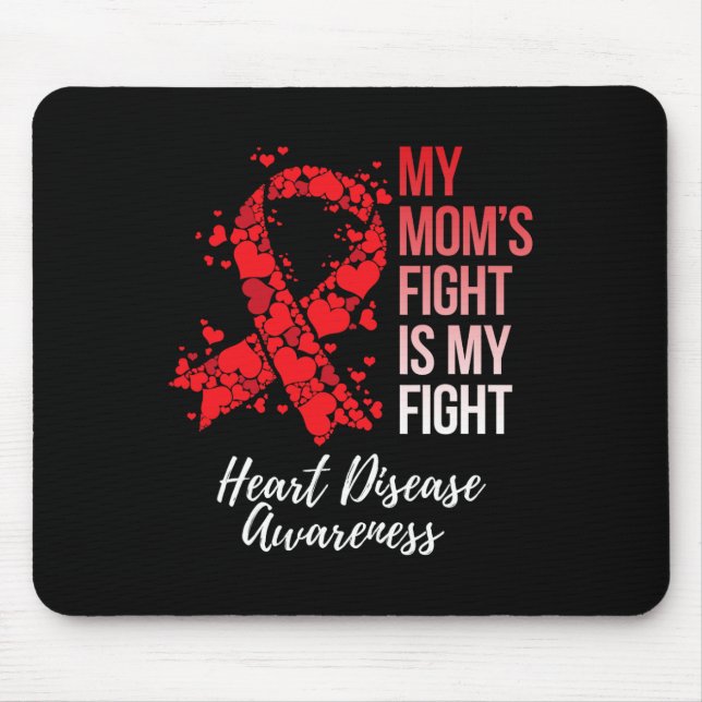 Mousepad A Luta Da Mãe É A Minha Consciência Da Doença Card (Frente)