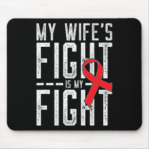 Mousepad A Luta da Minha Esposa é a Minha Luta Contra a Con