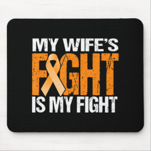 Mousepad A Luta da Minha Esposa é a Minha Luta Contra a Leu