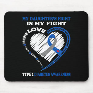 Mousepad A Luta da Minha Filha É A Minha Luta Contra A Diab