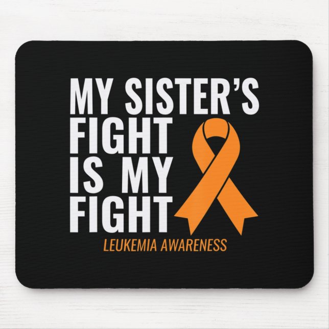 Mousepad A Luta da Minha Irmã é a Sensibilização para a Lut (Frente)