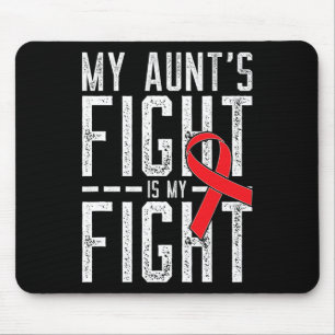 Mousepad A Luta da Minha Tia é a Sensibilização para a Luta