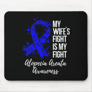 Mousepad A luta da mulher é a minha luta contra a alopécia